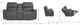 La-Z-Boy® Apollo Flint Power Reclining Loveseat with Console and Headrest-2