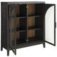 Signature Design by Ashley® Armenleigh Black/Brown Bar Cabinet-2
