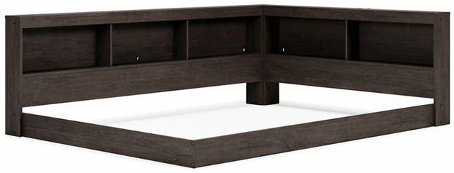 Signature Design by Ashley® Piperton Brown Full Bookcase Storage Bed-2