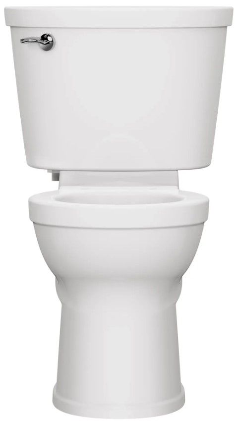 American Standard Champion® PRO White Two-Piece Chair Height Elongated Toilet Less Seat-1