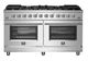 FORNO® Massimo Series 60" Stainless Steel Pro Style Gas Range-0