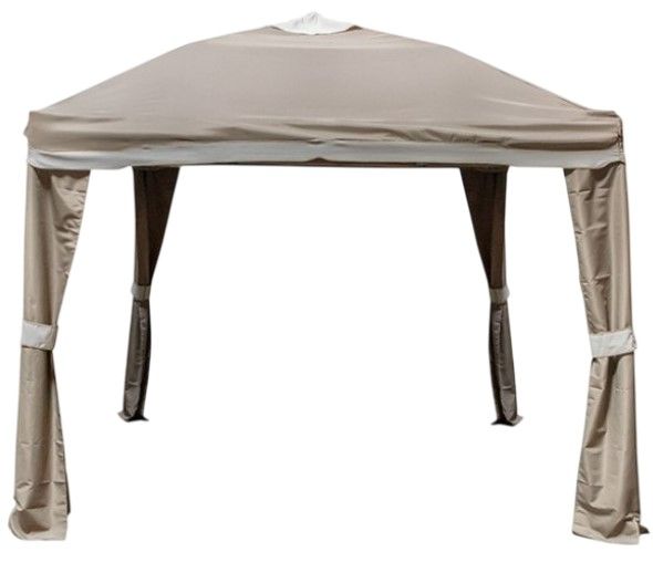 Furniture of America® Arosa Beige Fabric/Metal Outdoor Pop-Up Canopy-0