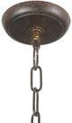 YHD Shooting Star Rustic Black 5-Light Orb Chandelier-4