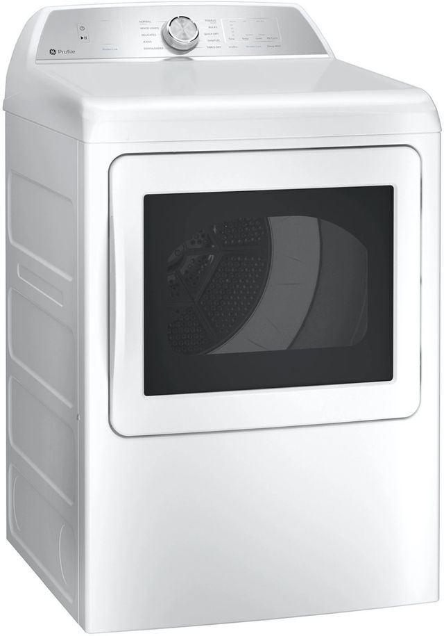 GE Profile™ 7.4 Cu. Ft. White Vented Electric Dryer-2