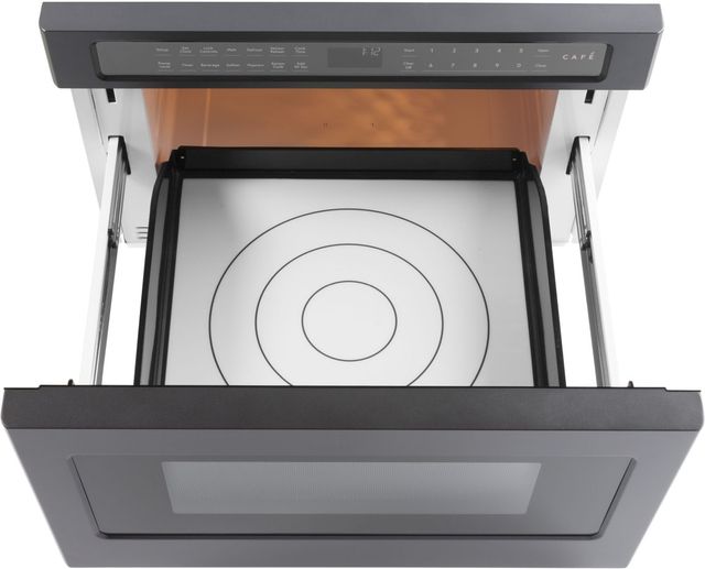 Café™ 1.2 Cu.Ft. Matte Black Built In Microwave Drawer-1