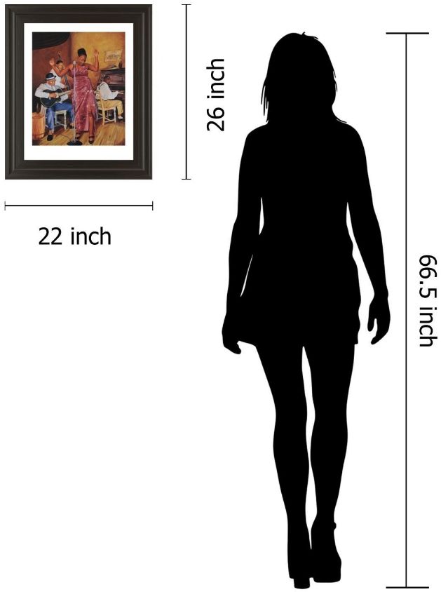Classy Living Jazz Vocals Wall Art-2