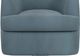 International Furniture Direct Tumbi Blue Swivel Accent Chair-4