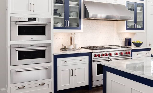 Wolf® M Series 30" Stainless Steel Contemporary Single Electric Steam Wall Oven-2