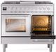 Ilve® Professional Plus II 40" Stainless Steel Pro Style Dual Fuel Range-3