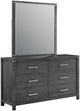 New Classic® Home Furnishings Odessa 4-Piece Charcoal Gray Queen Panel Bedroom Set-3