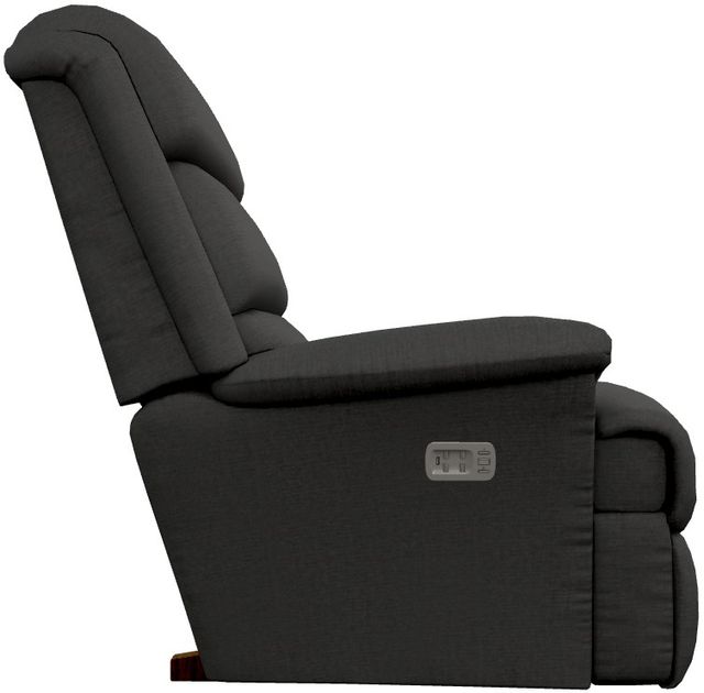 La-Z-Boy® Astor Charcoal Power Rocking Recliner with Headrest and Lumbar-2