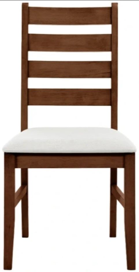New Classic® Home Furnishings Pascal 2-Piece Walnut Ladderback Dining Chair-2