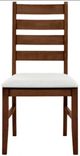 New Classic® Home Furnishings Pascal 2-Piece Walnut Ladderback Dining Chair-2