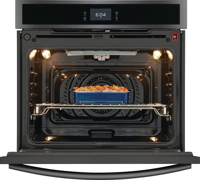 Frigidaire Gallery 30" Smudge-Proof® Black Stainless Steel Single Electric Wall Oven-1