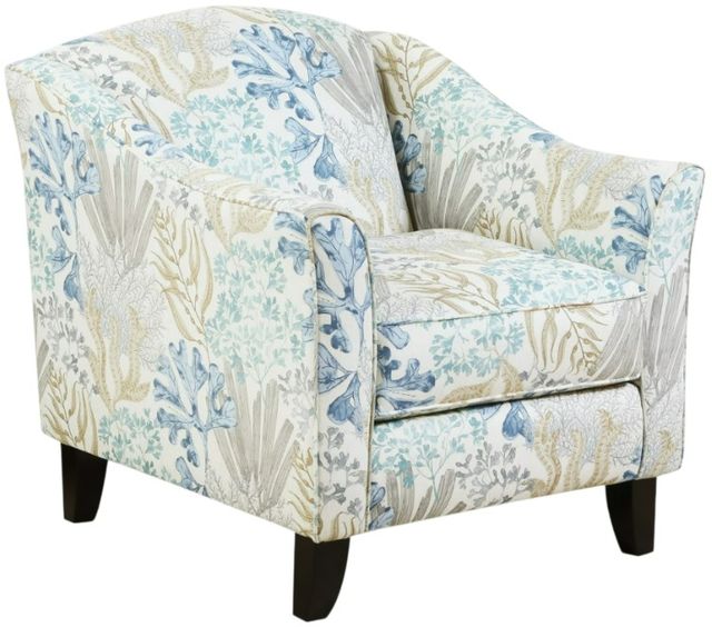 Fusion Furniture TNT Hemp Layton Aquarius Blue/Gray/White Accent Chair-0