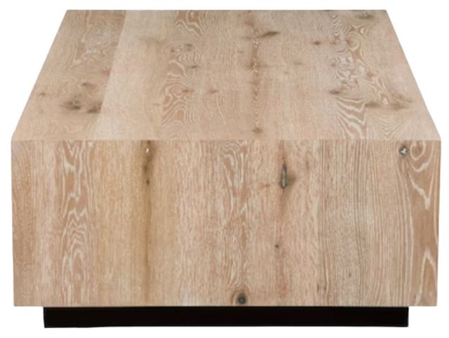 Bassett® Furniture Cascade Boardwalk Oak Rectangle Cocktail Table-2
