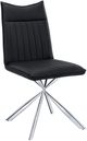Monarch Specialties Inc. 2-Piece Black/Chrome Starburst Side Chair Set-0
