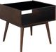 Elements International June Espresso End Table-0