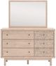Signature Design by Ashley® Shapella Tan Dresser and Mirror-1