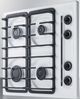 Summit® 24" White Gas Cooktop-1