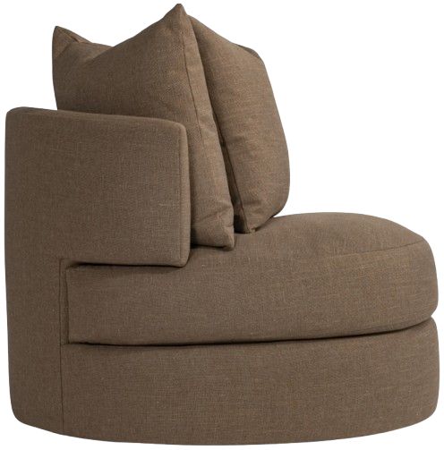 Bernhardt Colby Bernhardt Living Brown Swivel Chair-2