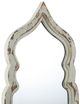 A & B Home Weathered White Floor Mirror-3