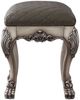 ACME Furniture Dresden Gray/Vintage Bone White Vanity Stool-3