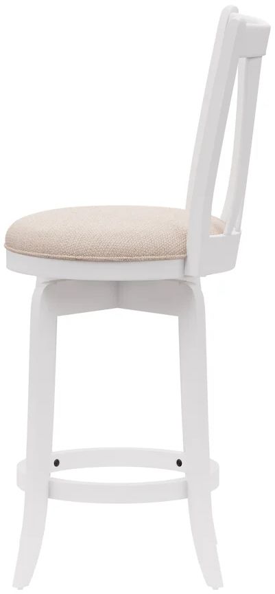 HH2 Home Savana White/Cream Counter Height Stool-3