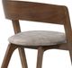 Armen Living Jackie Walnut Dining Accent Chairs-4