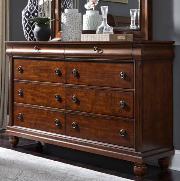 Liberty Furniture Rustic Traditions Rustic Cherry Dresser-1