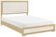 Homelegance® Sterling Natural/White California King Panel Bed-0
