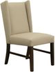 International Furniture Direct Forge Brown/Ivory Leather Dining Side Chair-0