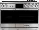 Dacor® 48" Silver Stainless Pro Style Dual Fuel Range-0