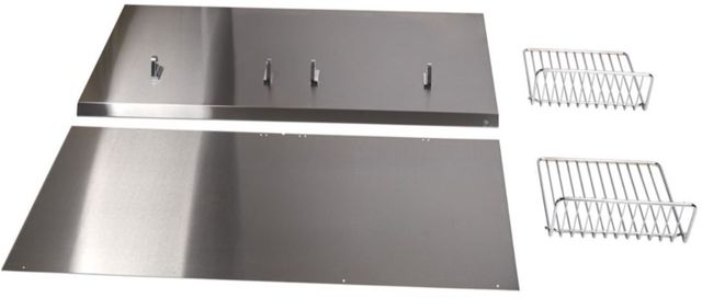 JennAir® 36" Stainless Steel Backsplash Kit with Shelf -0
