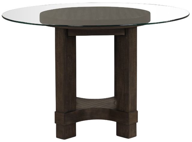 New Classic® Home Furnishings Cityscape 5-Piece Walnut Round Dining Set-2