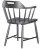 Legacy Classic Vintage Market Kettle Black Spindle Back Dining Arm Chair-3