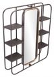 Zuo Modern Alice Gray Mirror with Shelves-4