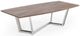 VIG Furniture Modrest Gilroy Stainless Steel/Walnut Dining Table-0