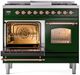 Ilve® Nostalgie II Series 40" Emerald Green Pro Style Dual Fuel Range-2