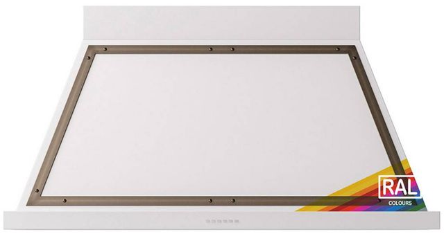 Ilve® Nostalgie II Noblesse 48" RAL Color Wall Mounted Range Hood with Burnished Trim-0