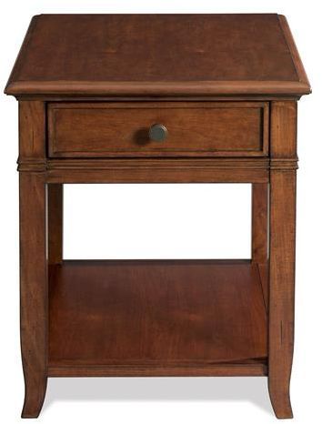 Riverside Furniture Campbell Burnished Cherry Side Table-0