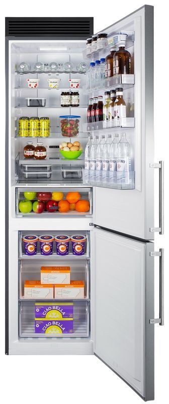 Summit® 23" Jet Black Decorative Refrigerator Grill-1