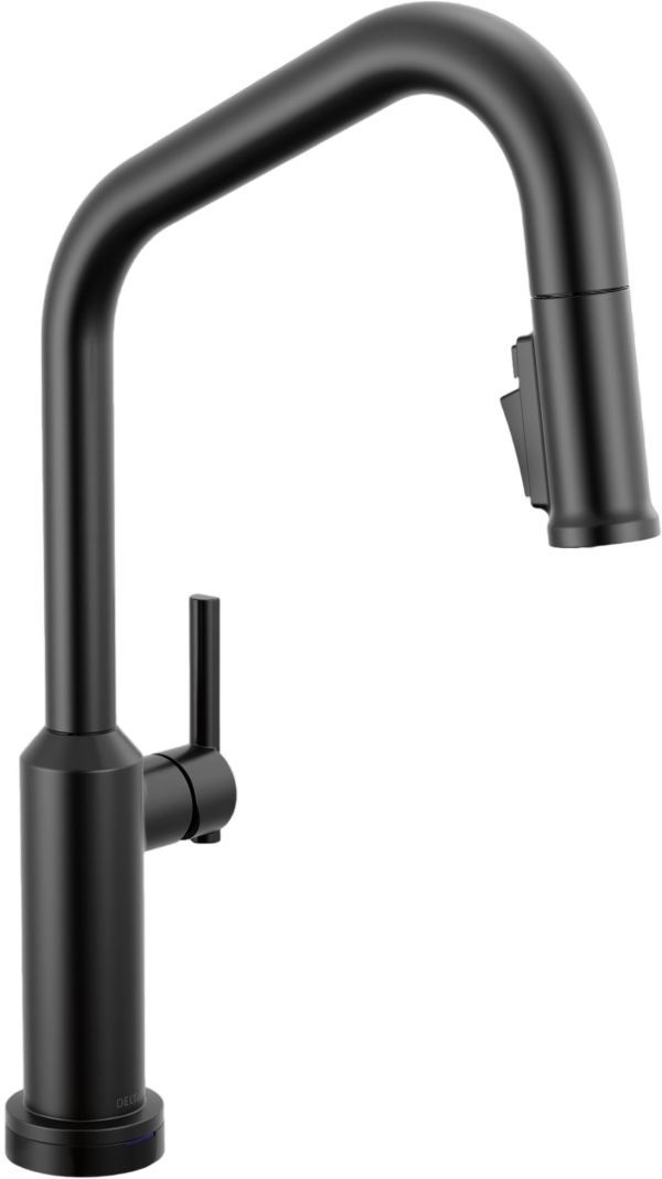 Delta Cordova™ Matte Black Touch2O® Technology Kitchen Faucet with Touchless Technology-0