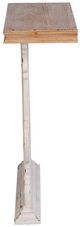 A & B Home White Washed Console Table-1