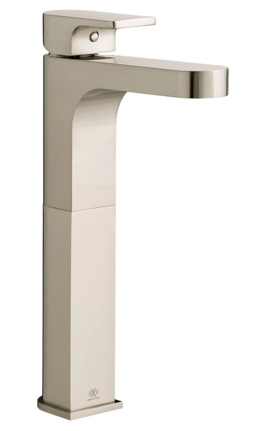 DXV Equility® Brushed Nickel Single Handle Vessel Bathroom Faucet with Lever Handle-0
