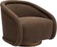 TOV Furniture Rory Chocolate Brown Swivel Accent Chair-0