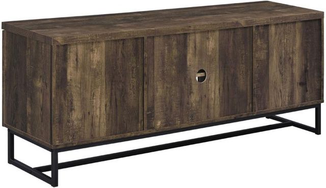Coaster® Myles Rustic Oak Herringbone TV Console-3