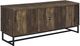 Coaster® Myles Rustic Oak Herringbone TV Console-3
