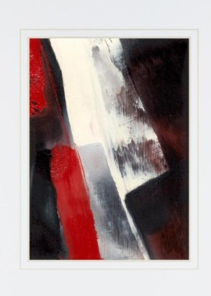 Classy Living Sharon Gordon Red Streak I 34" Wall Art-2