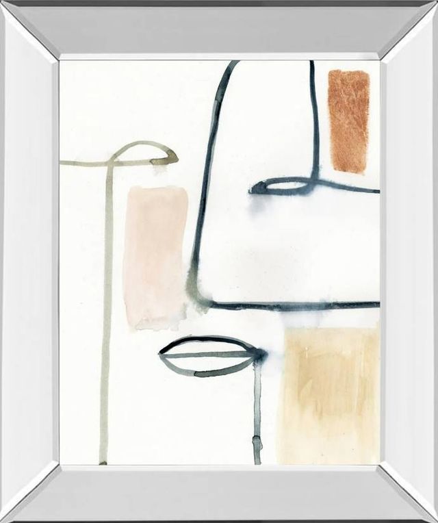 Classy Art Masque II by Victoria Barnes Mirrored Frame Wall Art-0